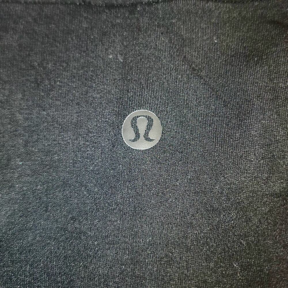 Lululemon Back In Action Wrap Women 8/10 Black Athleisure yoga gym workout comfy - Picture 4 of 8